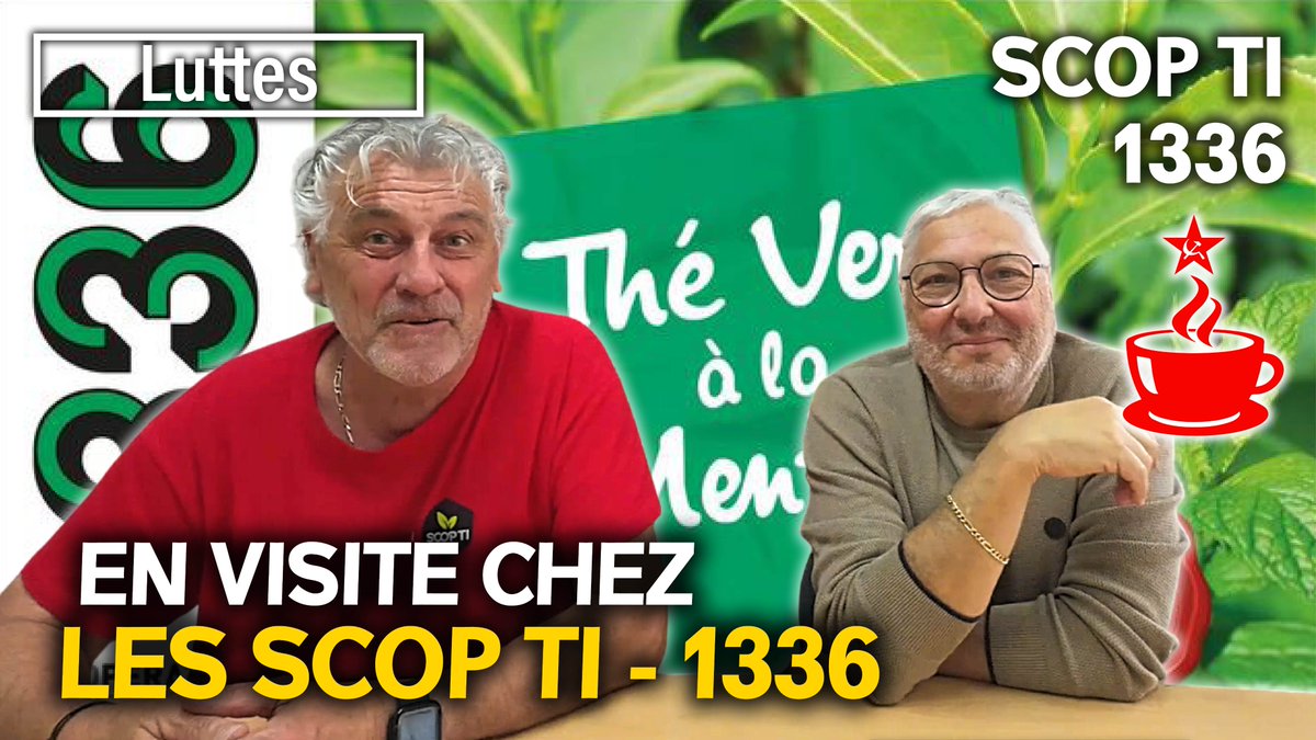 NOUVELLE VIDÉO : entretien avec les SCOP-TI !
Après un combat de 1336 jours contre une délocalisation en Pologne, des salariés ont, en 2014, repris en société coopérative l’usine de thés et d’infusions de Gémenos, dans les Bouches-du-Rhône...
Lien dans le tweet suivant 
#1336