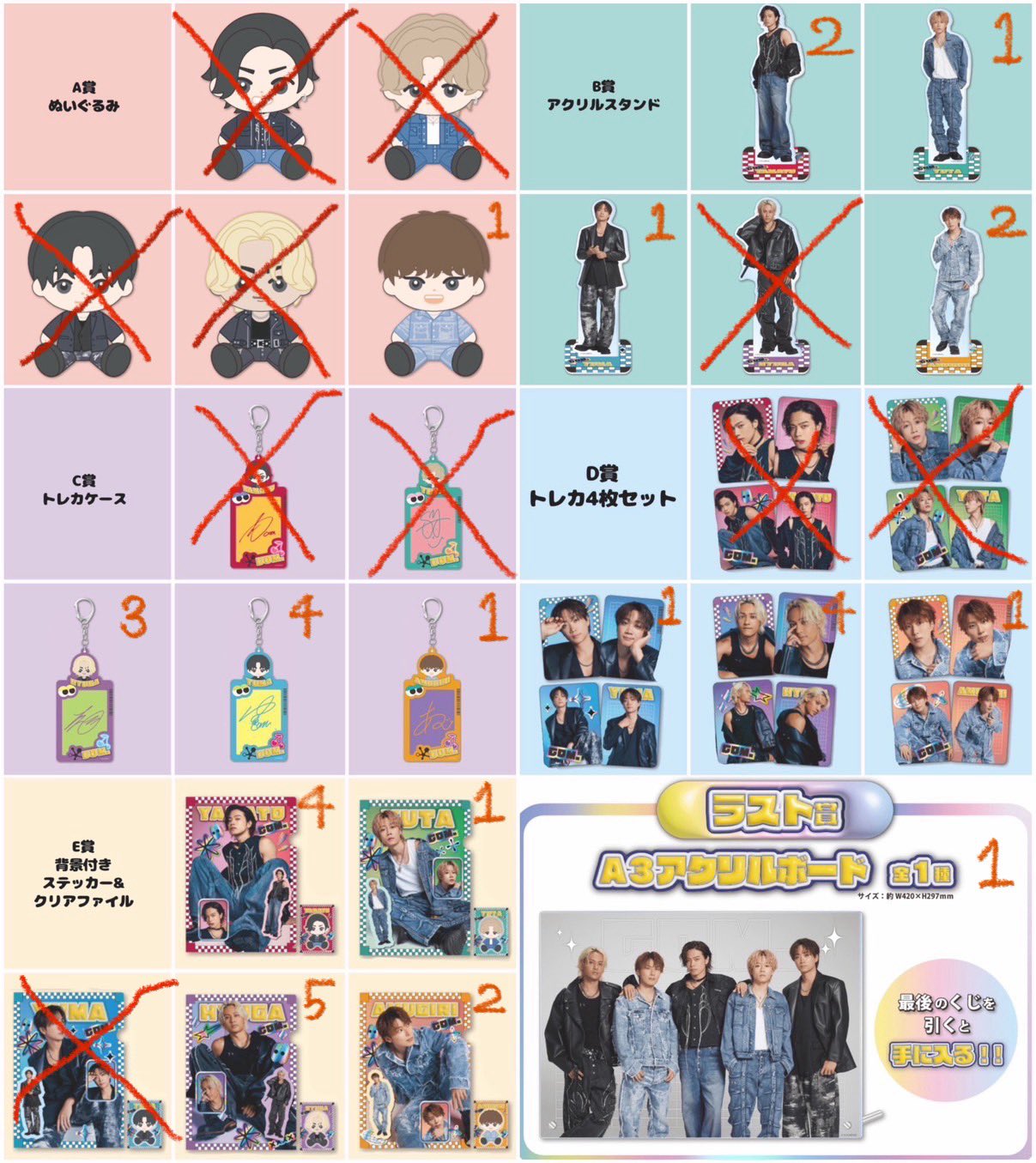 コムドットくじ Vol.2 ゆうま3点セット - メルカリ