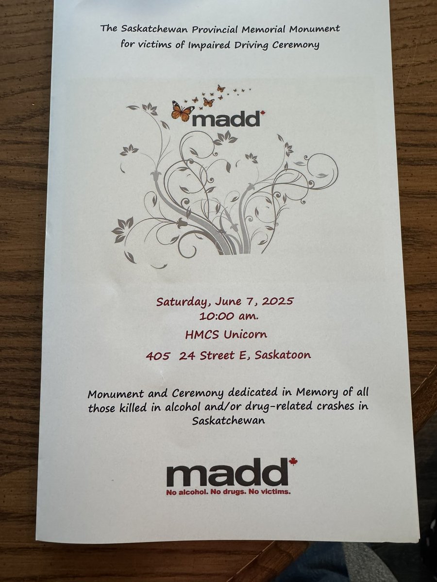 MADD Saskatoon tweet media