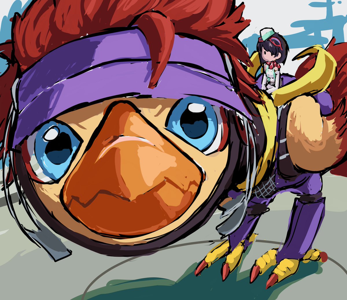 I think I've seen posts about every rideable Digimon except Peckmon... Why???? 😠

#Digimon #デジモン #DigimonStory