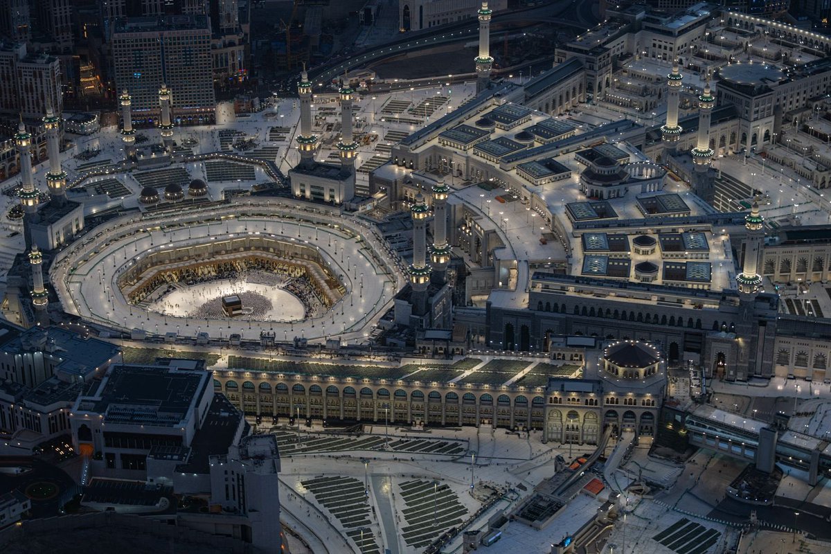 HaramainInfo's tweet image. A view of Masjid Al Haram during Hajj