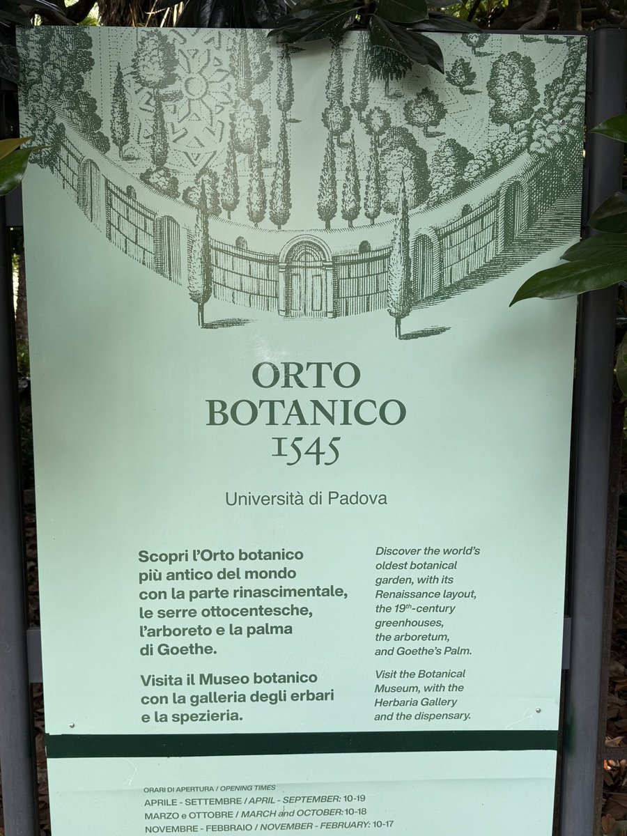 Nicole Derby-Moore Ed.S. (@derby_moore) on Twitter photo Imagine learning in a garden from 1545. The gardens at <a href="/CRIBI_UniPD/">CRIBI - University of Padova</a> did not disappoint. Our students learned about the history of botanical medicine and original apothecaries. Imagine learning in a garden from 1545. The gardens at <a href="/CRIBI_UniPD/">CRIBI - University of Padova</a> did not disappoint. Our students learned about the history of botanical medicine and original apothecaries.