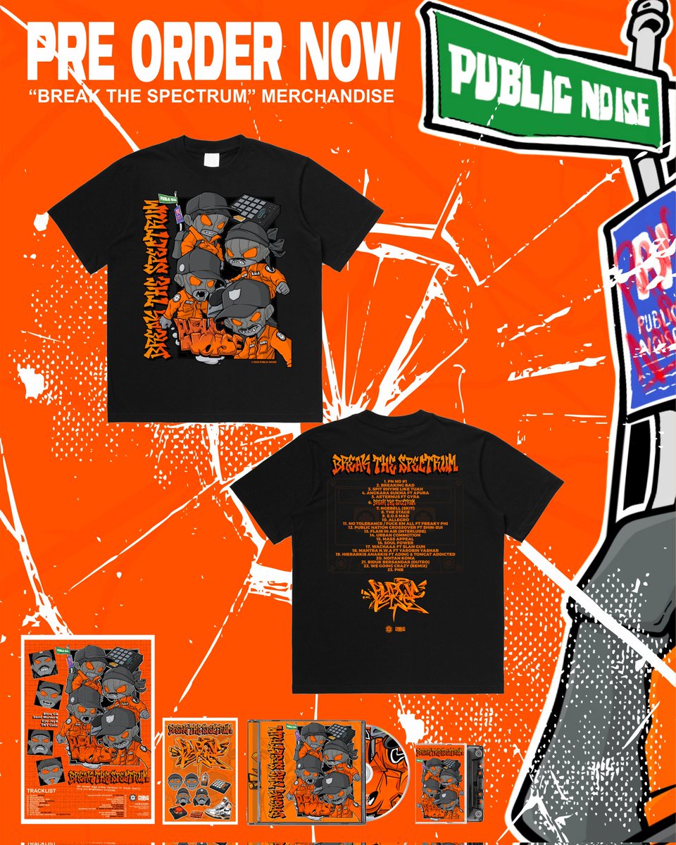 houseofnegative's tweet photo. PRE-ORDER NOW!
PUBLIC NOISE - BREAK THE SPECTRUM 2ND ALBUM

Full Package:
2 Tshirt : 350K free Poster + stiker pack
Tshirt + CD : 240K free Poster + stiker pack
Tshirt + Cassette : 240K free Poster + stiker pack
CD + Cassette : 135K free Poster + stiker pack https://t.co/rLAUzwdoNs