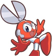 SmashaSwag's tweet photo. @Qyuwi_Ai I don't know if anyone has told you this but your hologram bow reminds me of cutman from megaman https://t.co/cso3wqzP2N