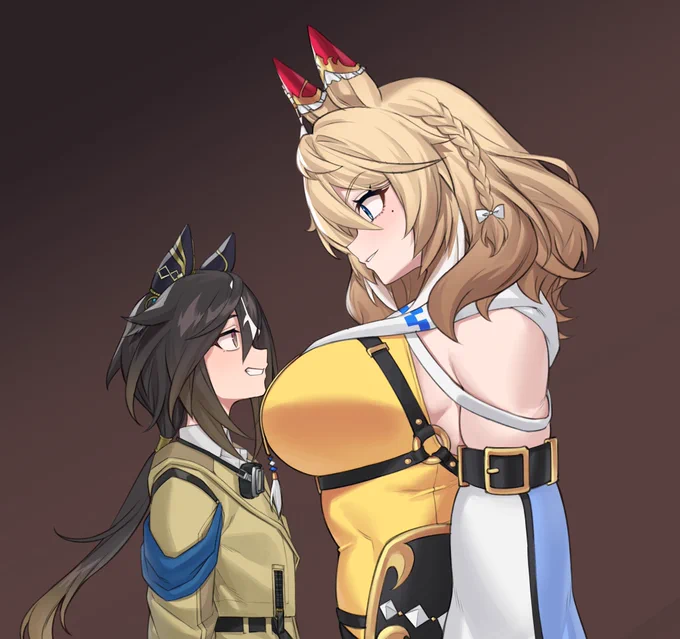 叔父と甥 #ステイゴールド #オリジナルウマ娘