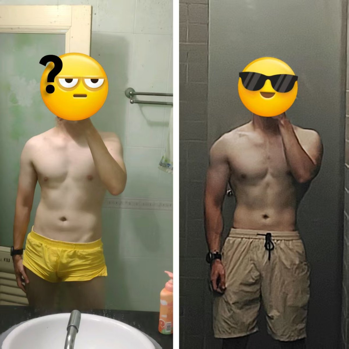 Linwink26's tweet photo. before and now https://t.co/cC4IwJweZu