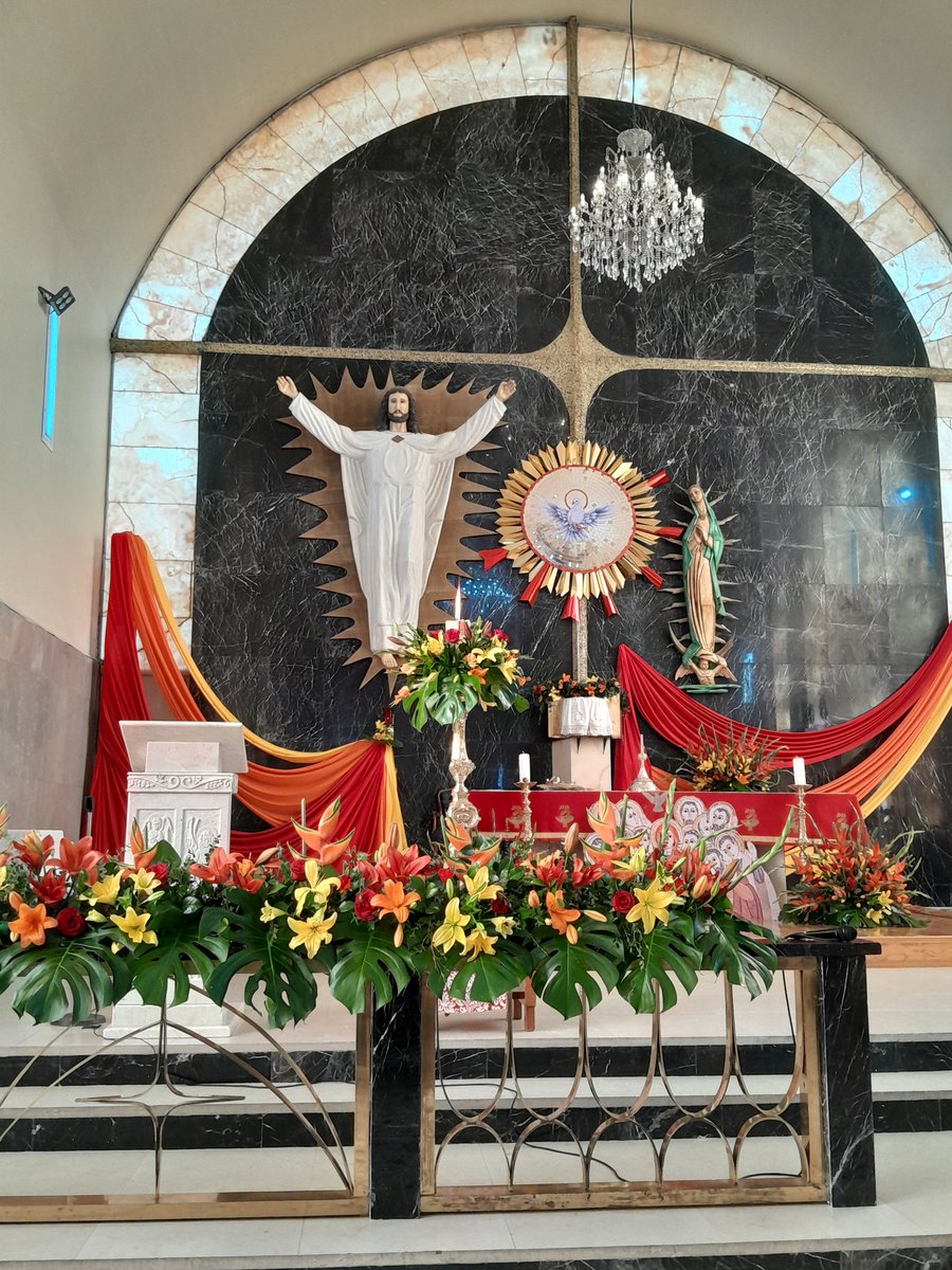 Ven, Espíritu Santo,
y envía del Cielo
un rayo de tu luz.

Ven, padre de los pobres,
ven, dador de gracias,
ven luz de los corazones.
#Pentecostés 
#Espiritusanto