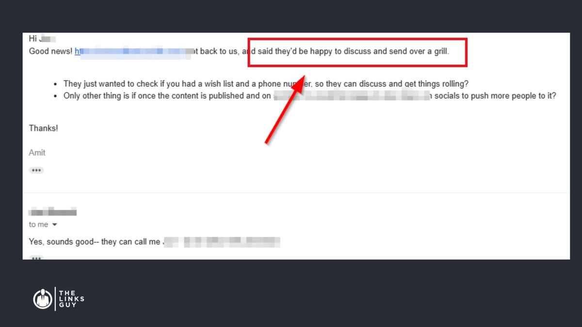 Most agencies spam; we create genuine connections.  

An editor recently offered us a grill, not just a backlink! 🔥 Our partnerships elevate brands beyond the 8.5% response rate norm.

Ready to turn editors into brand allies? Book a call and see what TheLinksGuy can do for you!