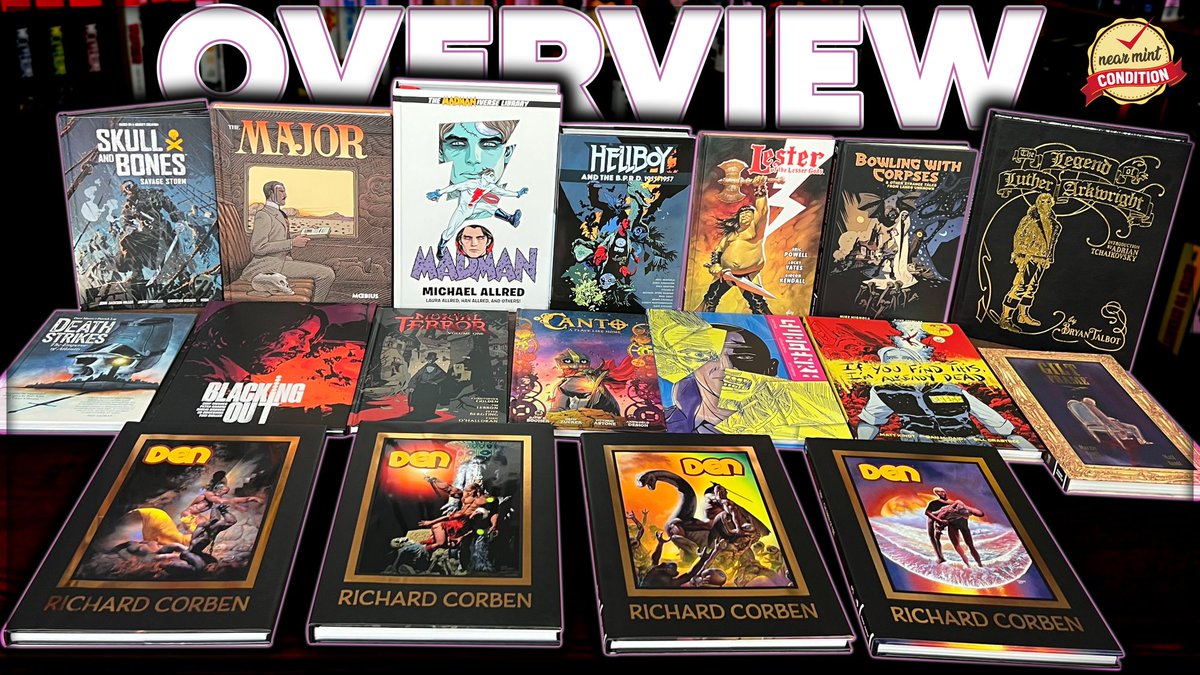 Near Mint Condition (@nearmintcon) on Twitter photo Happy SUNDAY, Minties!
We have a SUPER SIZED OMAR OVERVIEW for you!
<a href="/DarkHorseComics/">Dark Horse Comics</a> has released SO MANY great books recently & Omar is here to show off a dozen and a half of them!
Mignola!
Mœbius!
Allred!
Corben!
And so much more!
Check it out:
youtu.be/Favk8pJtnRA Happy SUNDAY, Minties!
We have a SUPER SIZED OMAR OVERVIEW for you!
<a href="/DarkHorseComics/">Dark Horse Comics</a> has released SO MANY great books recently & Omar is here to show off a dozen and a half of them!
Mignola!
Mœbius!
Allred!
Corben!
And so much more!
Check it out:
youtu.be/Favk8pJtnRA