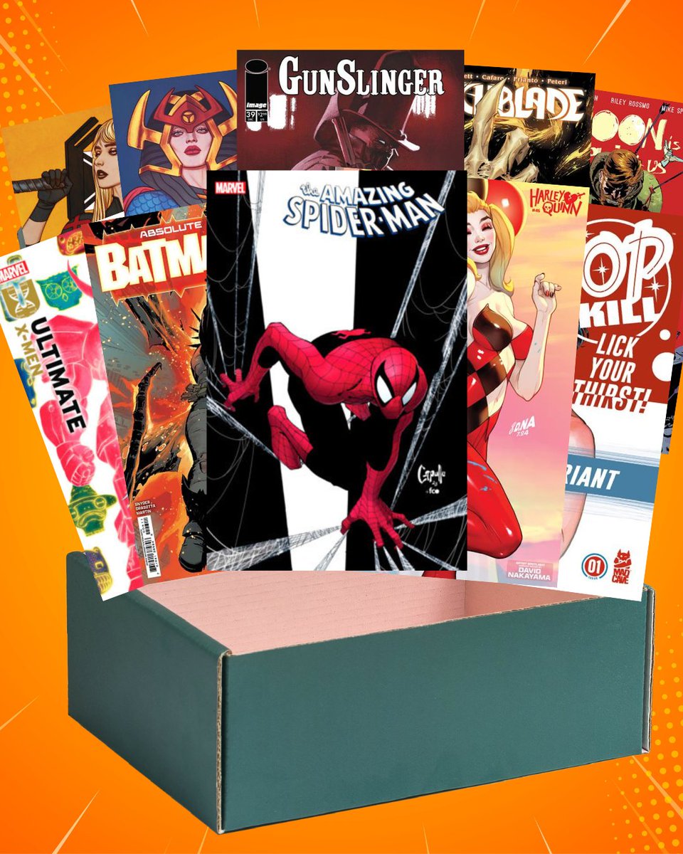 YourComicCrush's tweet photo. Get the Basic subscription or double the comics with the Premium subscription. You pick your own titles and get them delivered to your door monthly for one flat rate and FREE shipping in the USA!!
https://t.co/bu6QNJGZBD 
#comics #gamechanger #newcomicbookday https://t.co/jREthf2BpH