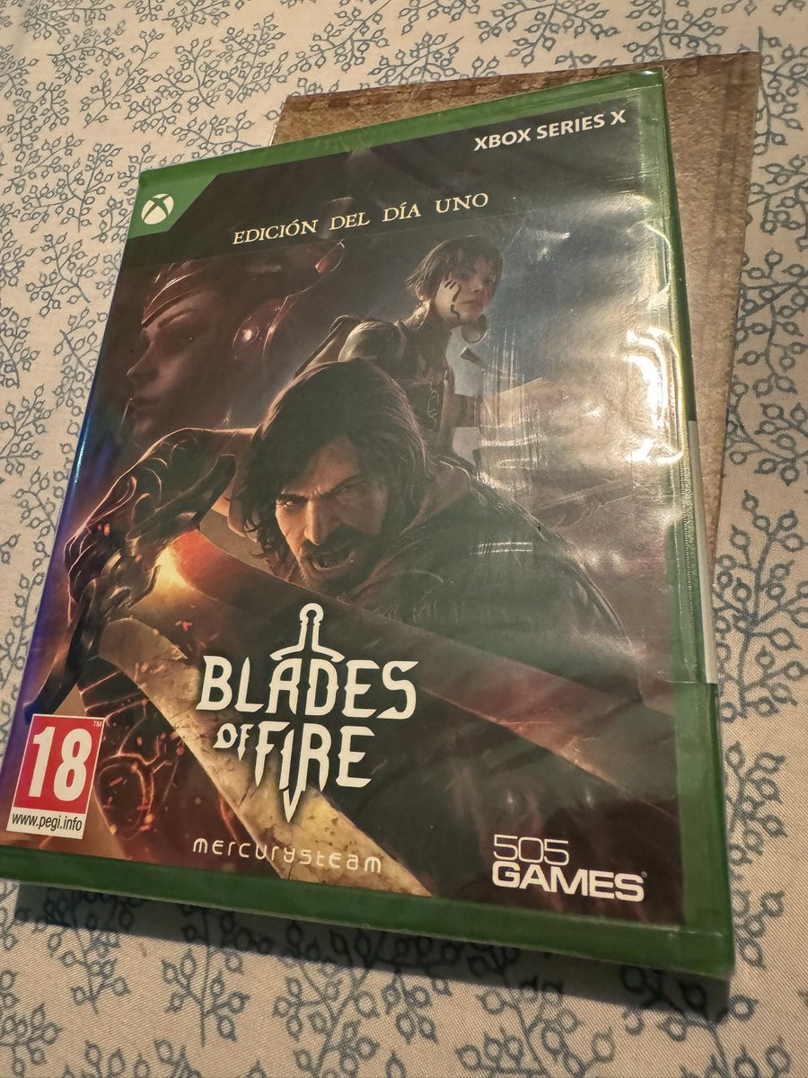 Finally mi physical copy arrived this week !!!
<a href="/mercurysteam/">MercurySteam</a> <a href="/Blades_of_Fire/">Blades of Fire</a>.
