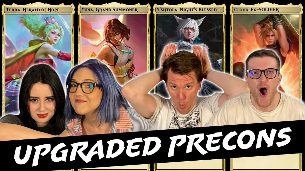 LIVE ON YOUTUBE
The final game of the FINAL FANTASY Worst Possible Commander Show guest pod
Staring
<a href="/Ashlizzlle_/">The Ash Lizard</a> <a href="/Cimoooooooo/">Alex Cimo</a> <a href="/TaaliaVess/">Taalia Vess</a> 
#MTGxFINALFANTASY 
Link below