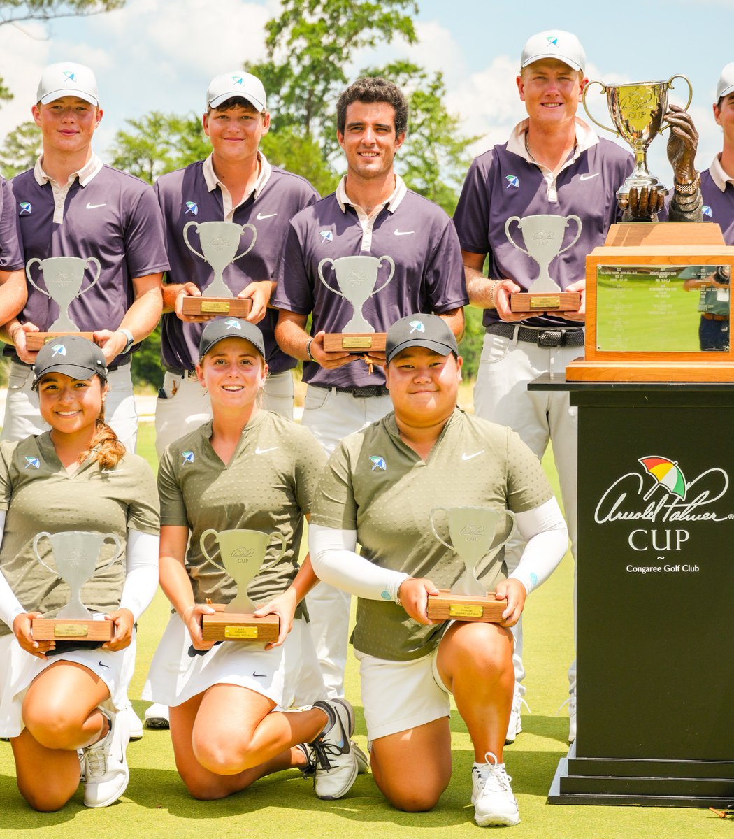 Congratulations to UCLA’s Pablo Ereño &amp; Team International on winning this year’s Arnold Palmer Cup in South Carolina. Pablo went undefeated over the three-day tournament, earning 3.5 points for his team.

#GoBruins | <a href="/ArnoldPalmerCup/">Arnold Palmer Cup</a> ⛳️