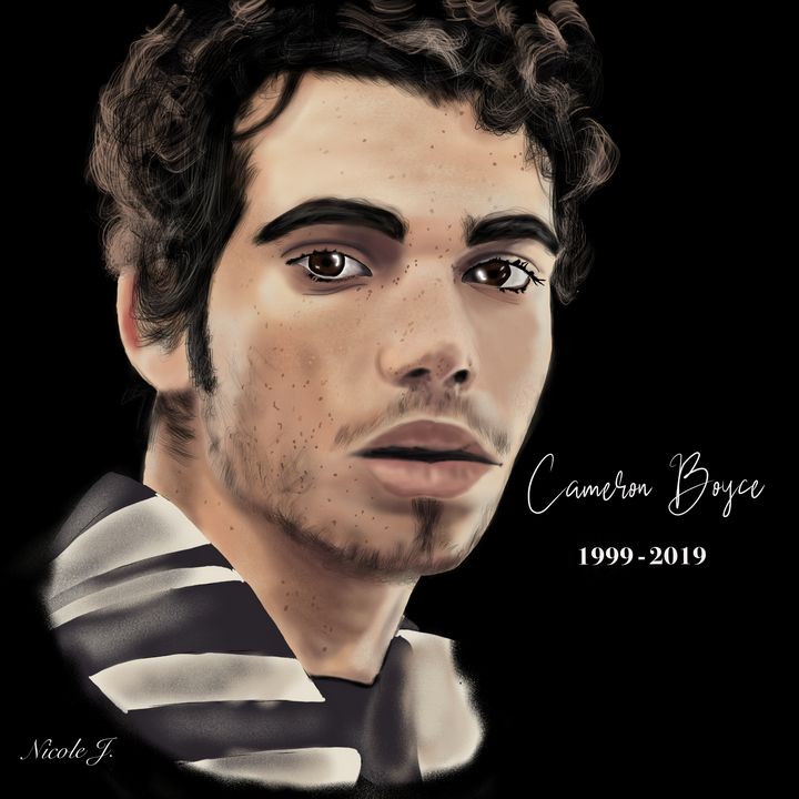 VGOS1's tweet image. Art of the Day: "Fly High Cameron Boyce". Buy at: ArtPal.com/Realcole98?i=9…