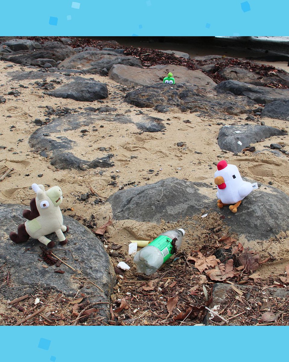 Chicken and Unihorse are doing their own Crossy Clean-Up, and so can you!

⭐ Check photo #2 for instructions 
⭐ Don't forget to tag us! 

We’ll post our favourite images on our website later this month. Get out there and help turn the tide on plastic pollution! 🌊🌊