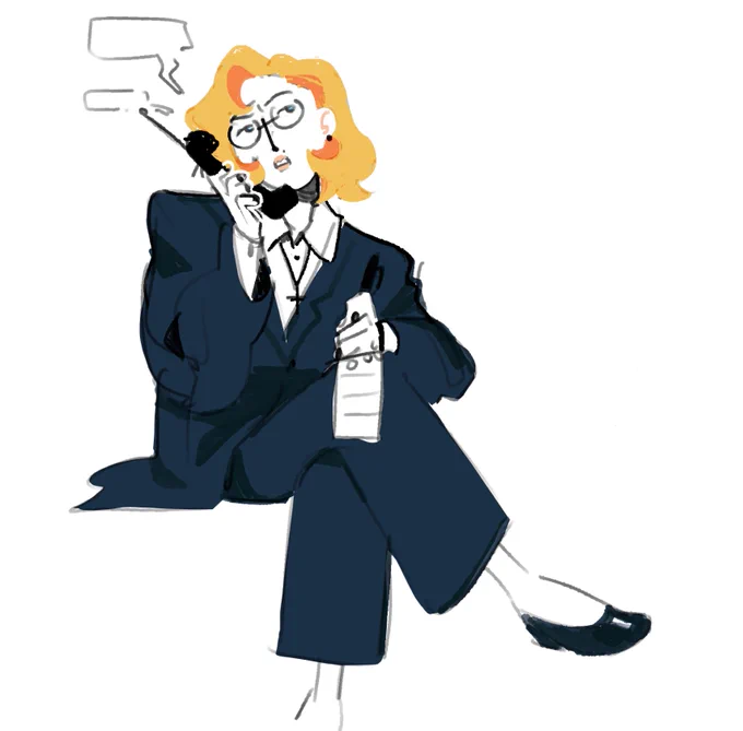 ik a good suit hates to see her coming
