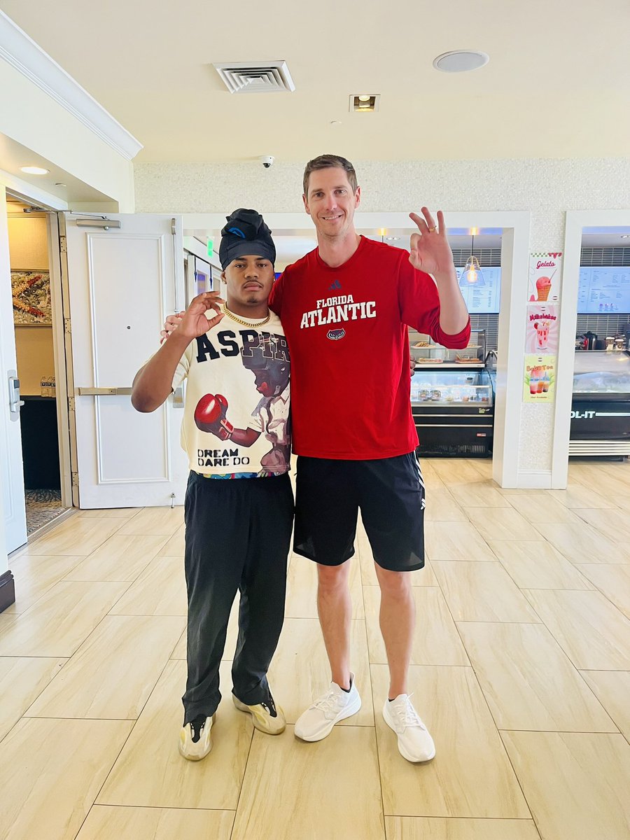 Justin Weatherall (@justinivory850) on Twitter photo 💯 % Committed ‼️
<a href="/coachyoyo_/">Antonio Fenelus</a> <a href="/FAUFootball/">Florida Atlantic Football</a> <a href="/CoachSchwanz/">Coach Aaron Schwanz</a> <a href="/ZKittley/">Zach Kittley</a> <a href="/CoachTyBrooks/">Tyler Brooks</a> <a href="/EvanGWatkins247/">EvanGWatkins247</a> <a href="/kerrymcdowell/">Kerry McDowell</a> <a href="/JohnGarcia_Jr/">John Garcia, Jr.</a>
#Winninginparadise #faufootball 💯 % Committed ‼️
<a href="/coachyoyo_/">Antonio Fenelus</a> <a href="/FAUFootball/">Florida Atlantic Football</a> <a href="/CoachSchwanz/">Coach Aaron Schwanz</a> <a href="/ZKittley/">Zach Kittley</a> <a href="/CoachTyBrooks/">Tyler Brooks</a> <a href="/EvanGWatkins247/">EvanGWatkins247</a> <a href="/kerrymcdowell/">Kerry McDowell</a> <a href="/JohnGarcia_Jr/">John Garcia, Jr.</a>
#Winninginparadise #faufootball