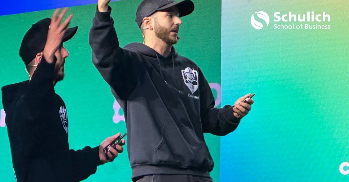 💙 Schulich alum Vito Giovannetti takes the top spot at PitchFest 2025 with ChainPatrol, showcasing the power of innovation and entrepreneurship on the global stage. 

🎉 Congratulations Vito!

🔗 Read more here: bit.ly/4mEw6Qs

#SchulichWin #Web3 #Entrepreneurship