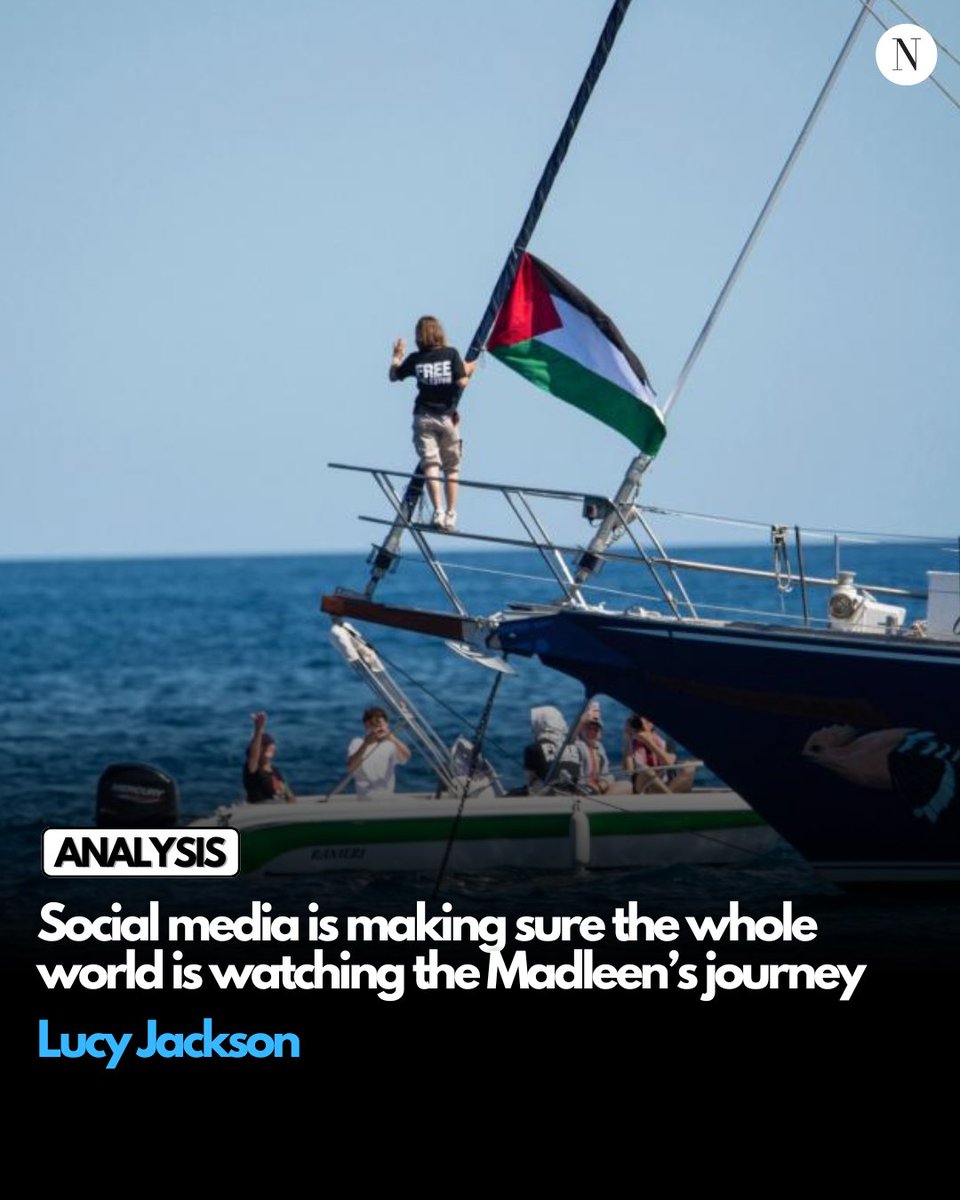 The National (@scotnational) on Twitter photo While the Madleen's journey to Gaza is barely on the running lists of broadcasters, it is flooding the social media pages of millions of people, writes <a href="/LucyAJackson_/">Lucy Jackson</a> ✍️ While the Madleen's journey to Gaza is barely on the running lists of broadcasters, it is flooding the social media pages of millions of people, writes <a href="/LucyAJackson_/">Lucy Jackson</a> ✍️