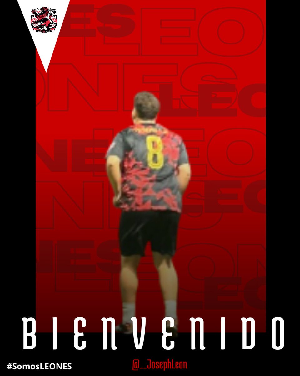 LeonesLDA's tweet photo. BIENVENIDO! 🔥🦁

@__JosephLeon se une a leones para disputar la siguiente edición de la #Xcup. 

Éxitos y a darlo todo león. ❤️🖤🦁

#SomosLEONES https://t.co/rhG7FojGBF