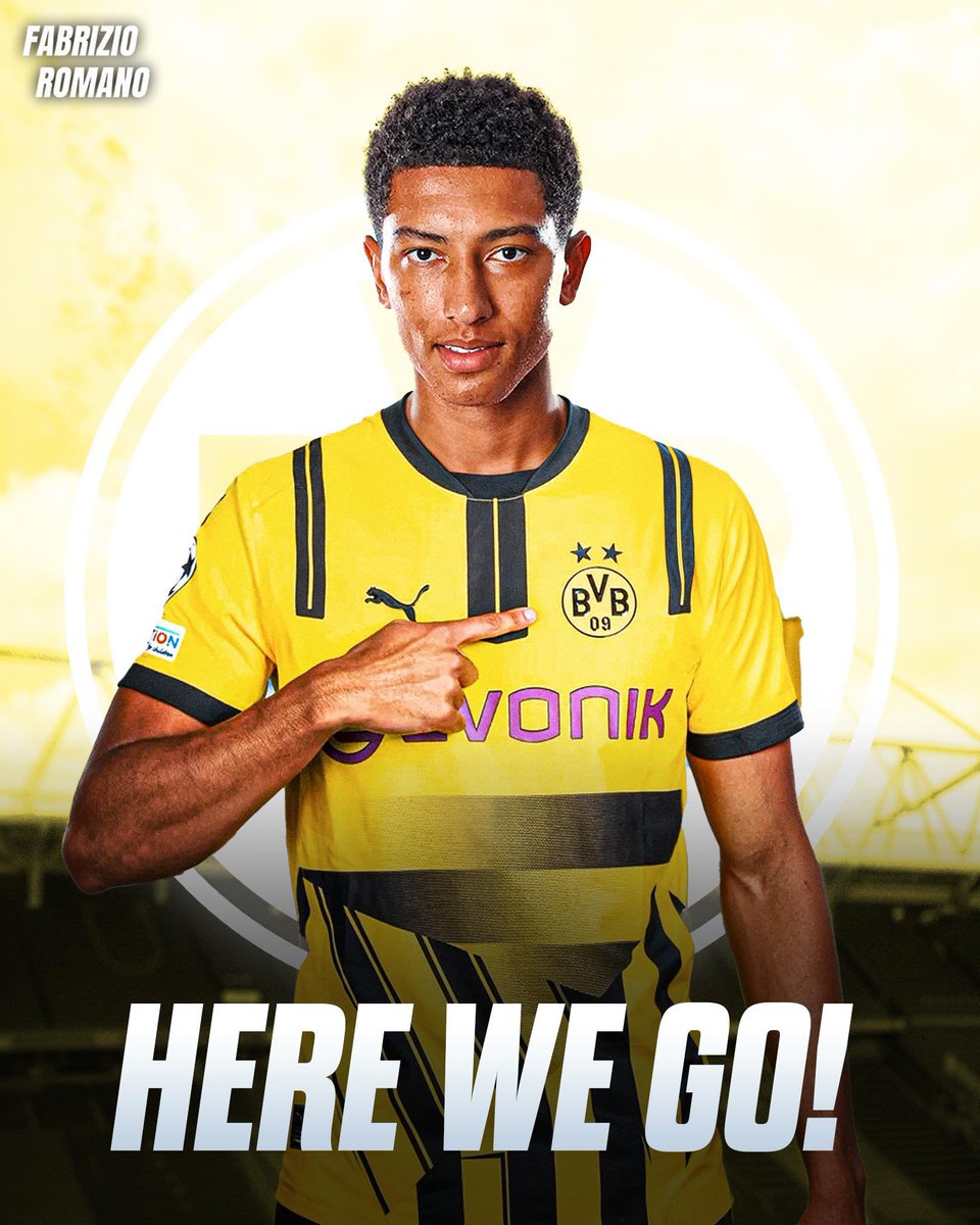 速報】 🏴󠁧󠁢󠁥󠁮󠁧󠁿ベリンガム弟がドルトムント移籍へ ・Here we go. ・移籍金は3300万 + 500万ユーロ ソース  @FabrizioRomano