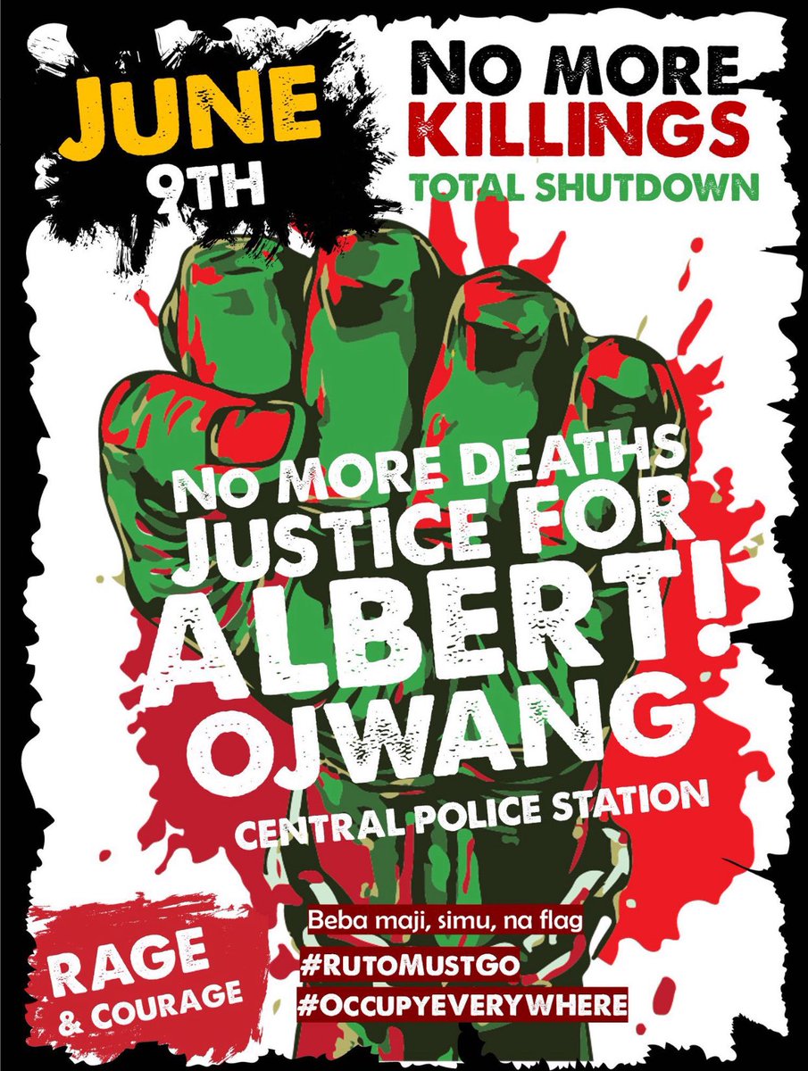 Afro_254's tweet photo. Wameua mmoja wetu. 

This Blood Based Government will know no Peace. 

#JusticeForAlbertOjwang
#JusticeForAlbertOjwang 
#JusticeForAlbertOjwang 
#JusticeForAlbertOjwang
#JusticeForAlbertOjwang 
#JusticeForAlbertOjwang 
#JusticeForAlbertOjwang
#JusticeForAlbertOjwang 
#JusticeForAlbertOjwang