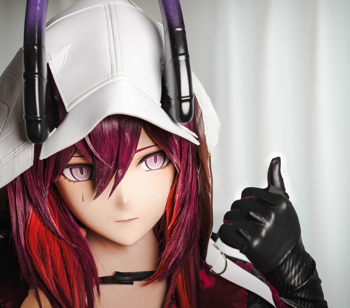 是阿斯卡纶
入替：<a href="/kiger_CNxiaohe/">一块小禾</a> 
📸＆🔧：有狐 
#Arknights #kigurumi #阿斯卡纶
#Ascalon