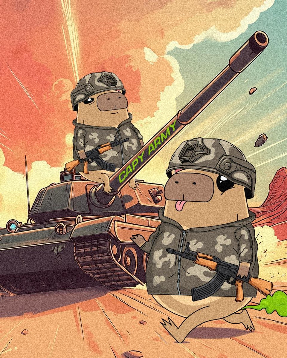 GM $CAPY ARMY!

LET'S KILL IT TODAY!