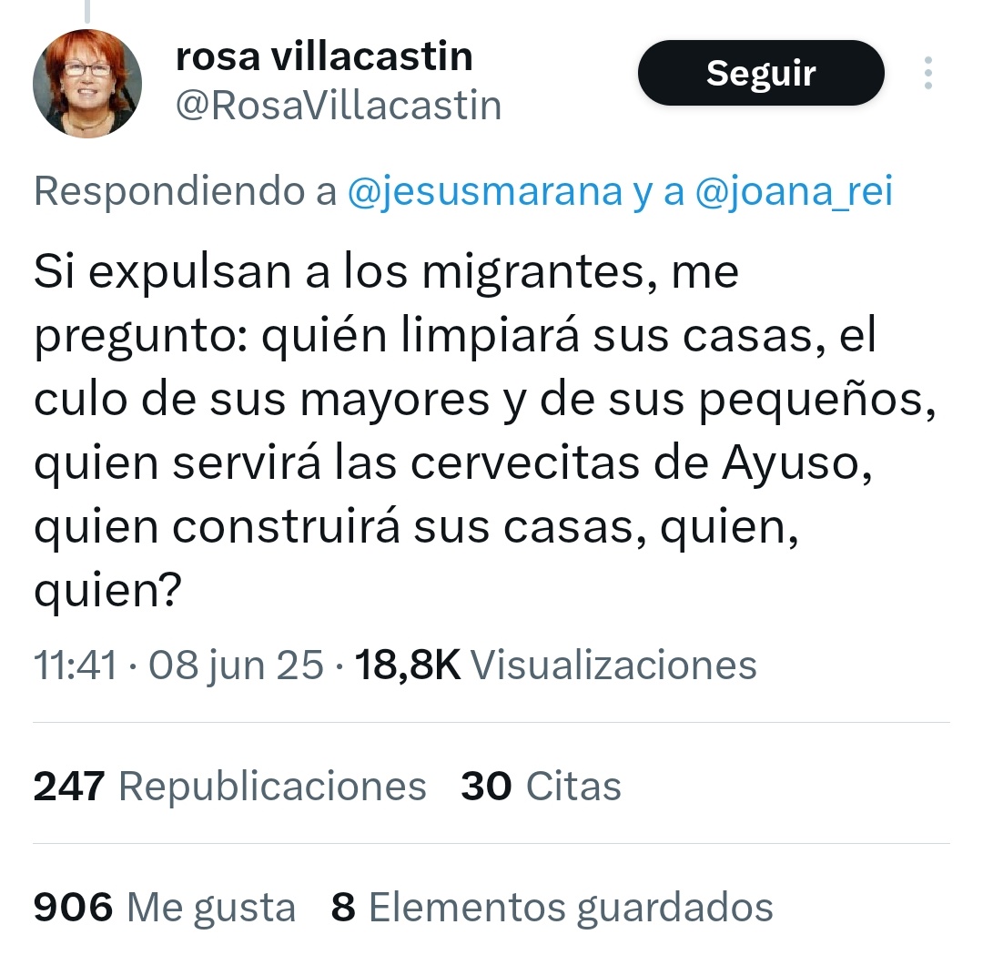 LanoUnai's tweet photo. Jojojojojojojojojo "quién limpiará el culo de sus mayores", luego nos llaman racistas a nosotros. 

El racismo de esta gente está a años luz. https://t.co/weKGKgqiRB
