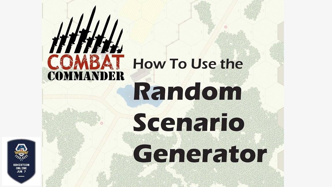 Patrick's Tactics & Tutorials (@farsol4) on Twitter photo I had the pleasure to present with Kai Jensen of <a href="/gmtgames/">GMT Games</a> about how to use the #CombatCommander Random Scenario Generator, as part of <a href="/SDHistCon/">SDHistCon</a> 's 2025 Second Front!
youtu.be/aNjlGZ0MnAE I had the pleasure to present with Kai Jensen of <a href="/gmtgames/">GMT Games</a> about how to use the #CombatCommander Random Scenario Generator, as part of <a href="/SDHistCon/">SDHistCon</a> 's 2025 Second Front!
youtu.be/aNjlGZ0MnAE