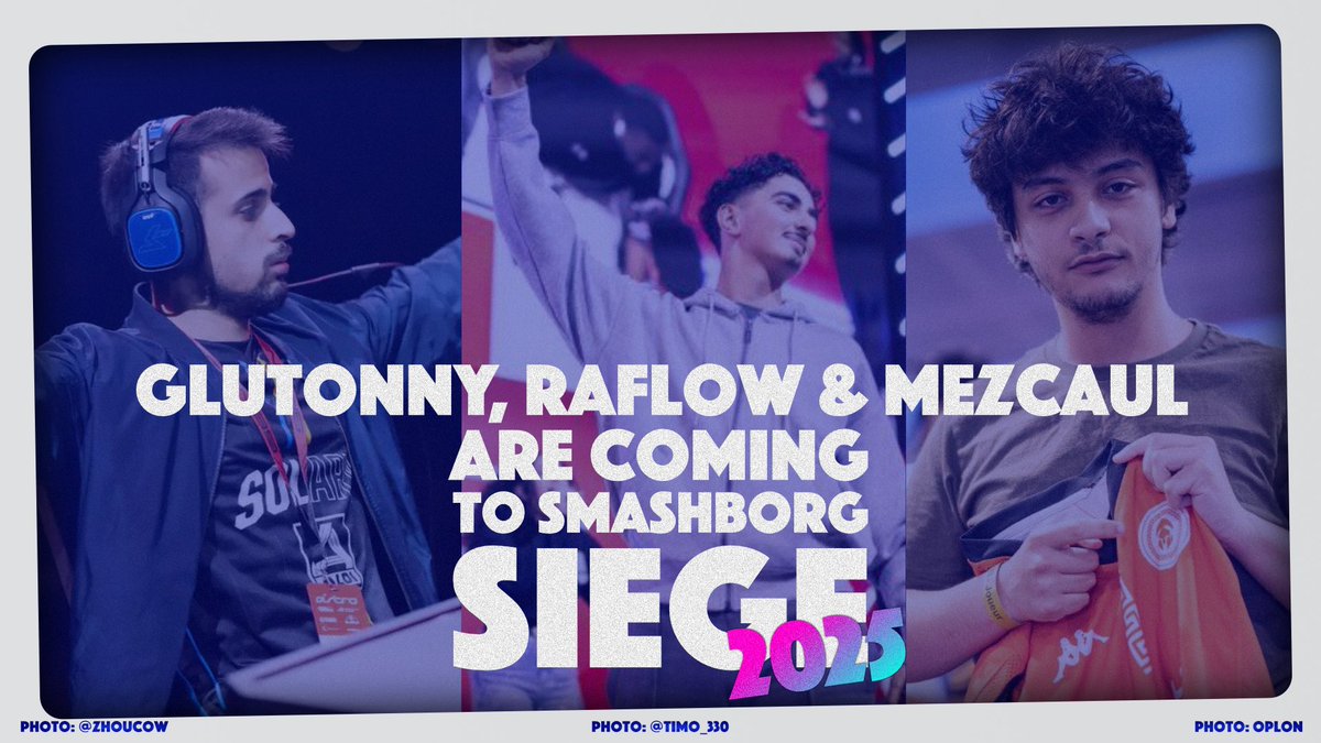 Smashborg (@smashborg_) on Twitter photo The French invasion, lead by <a href="/GlutonnySSB/">SLY | Glutonny</a>, <a href="/Rafloww/">Raflow</a> & <a href="/Mezcaul/">ASU Mezcaul</a>, are coming back to repay us for the Vikings raids of the past💥
Registration opens at 20:00 CEST TODAY!👀👀 The French invasion, lead by <a href="/GlutonnySSB/">SLY | Glutonny</a>, <a href="/Rafloww/">Raflow</a> & <a href="/Mezcaul/">ASU Mezcaul</a>, are coming back to repay us for the Vikings raids of the past💥
Registration opens at 20:00 CEST TODAY!👀👀