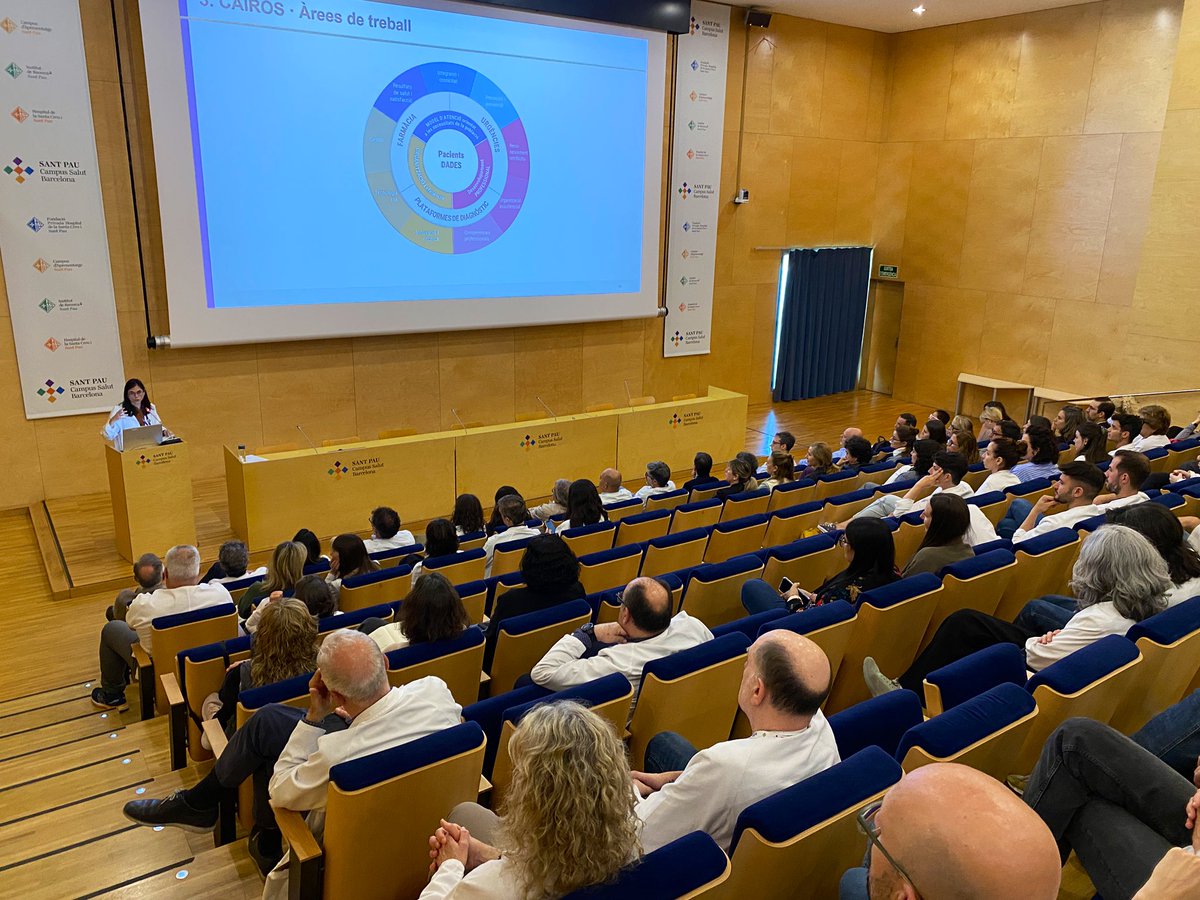 👉🏼 #CAIROS, protagonista de la 2a Sessió General de #SantPau

Fa uns dies es va dedicar la 2a Sessió General de l’Hospital de Sant Pau a CAIROS, el Comitè d’Avaluació, Innovació i Reforma Operativa del Sistema de Salut, impulsat pel Sistema de Salut de Catalunya <a href="/salutcat/">Salut</a> per