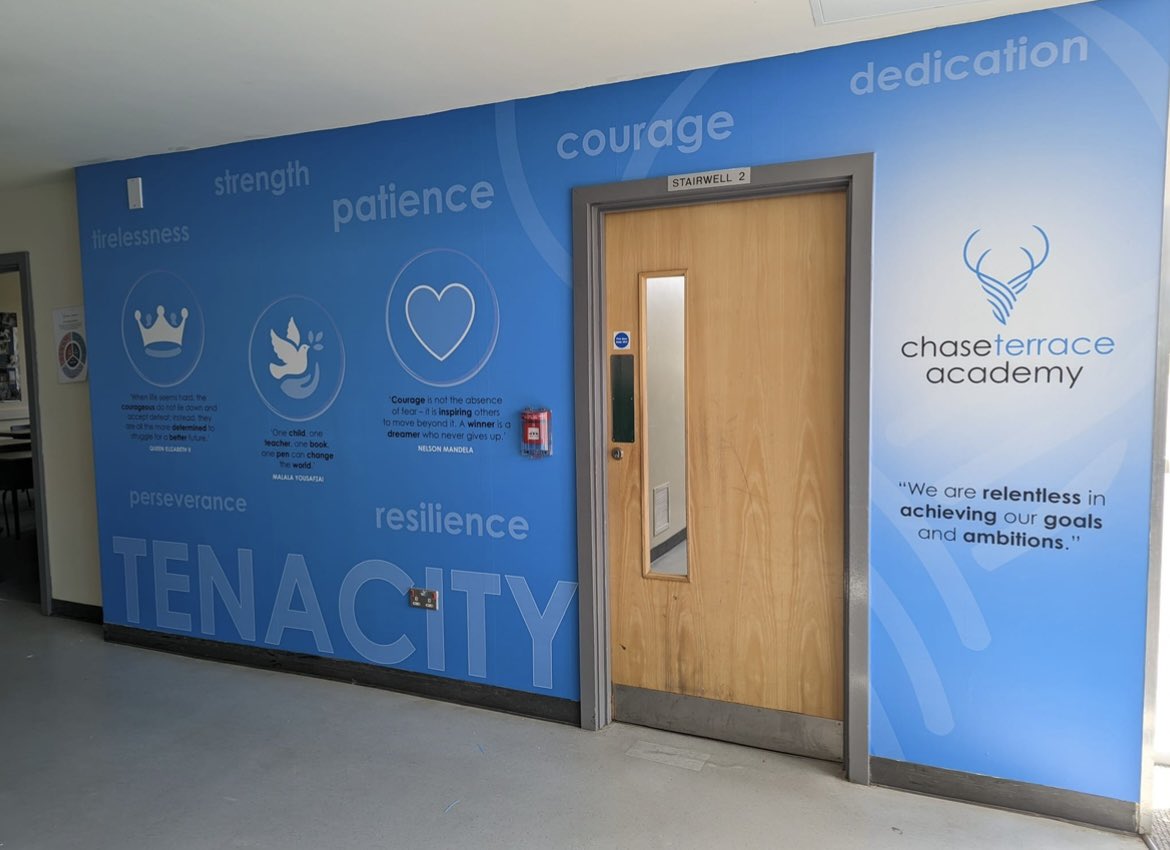 OuttaReachUK's tweet image. 💡 When the walls speak your values, the whole school listens. 

From bold visuals to thoughtful messaging, we’re creating spaces that help students feel inspired, connected, and proud of where they learn.

#SchoolDesign #WallGraphics #EducationMatters #OuttaReach #SchoolBranding