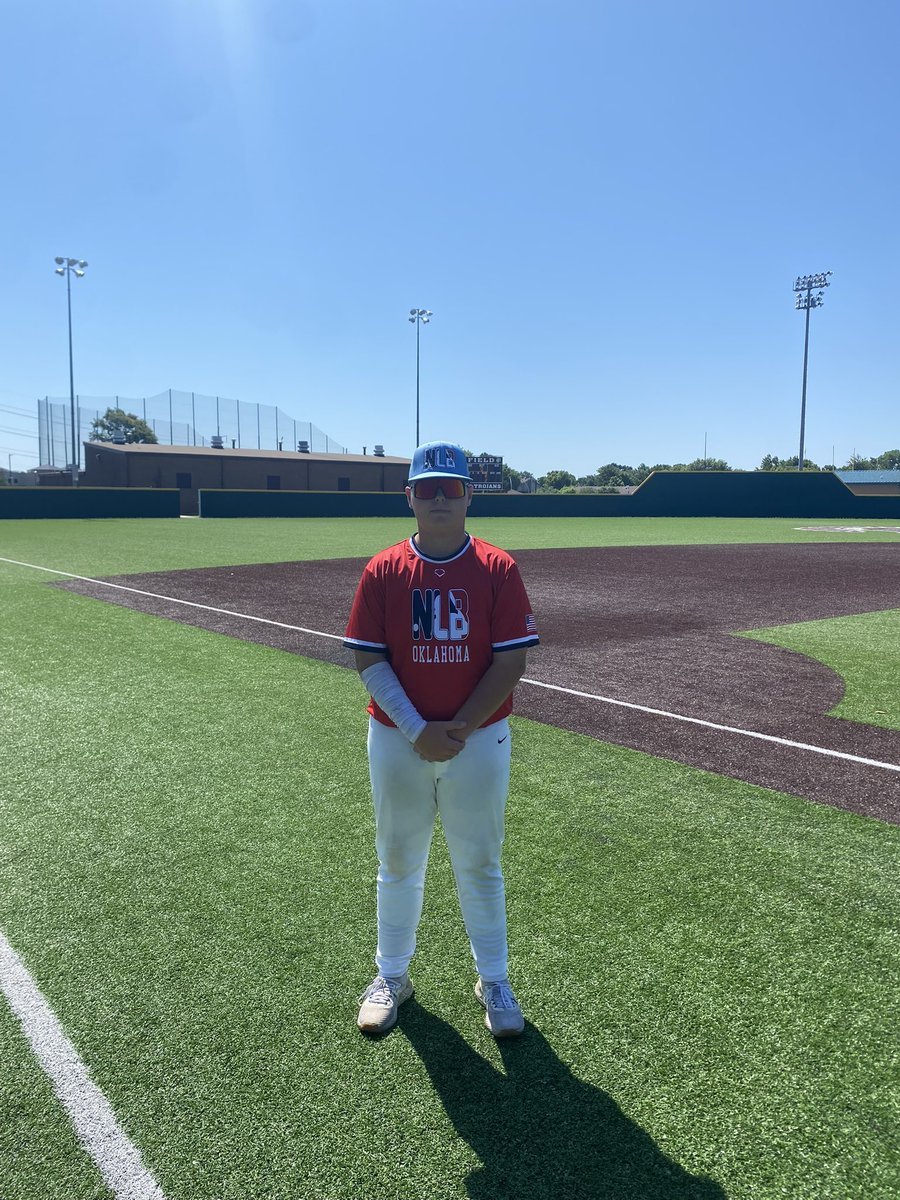 FiveToolOK's tweet photo. F: Next Level Baseball Oklahoma 2027 8, Risin Baseball Pendergrass 2
PoG: Cuda Asher 2-2, 3 RBI https://t.co/AcVyjD2IpW