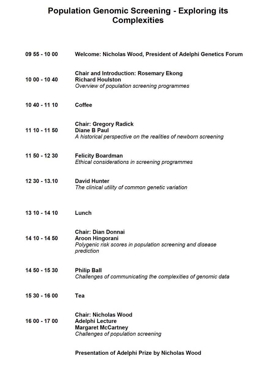 Veronica van Heyningen ๐๐ช๐บ๐น๐บ๐ฆ (@vvheyevan) on Twitter photo adelphigenetics.bsky.social annual conference on hot topic of Population Genomic screening will take place <a href="/royalsociety/">The Royal Society</a> on Thursday 23 October 2025. Free to attend but must book
adelphigenetics.org/events/annua...
or eventbrite.com/e/population... adelphigenetics.bsky.social annual conference on hot topic of Population Genomic screening will take place <a href="/royalsociety/">The Royal Society</a> on Thursday 23 October 2025. Free to attend but must book
adelphigenetics.org/events/annua...
or eventbrite.com/e/population...