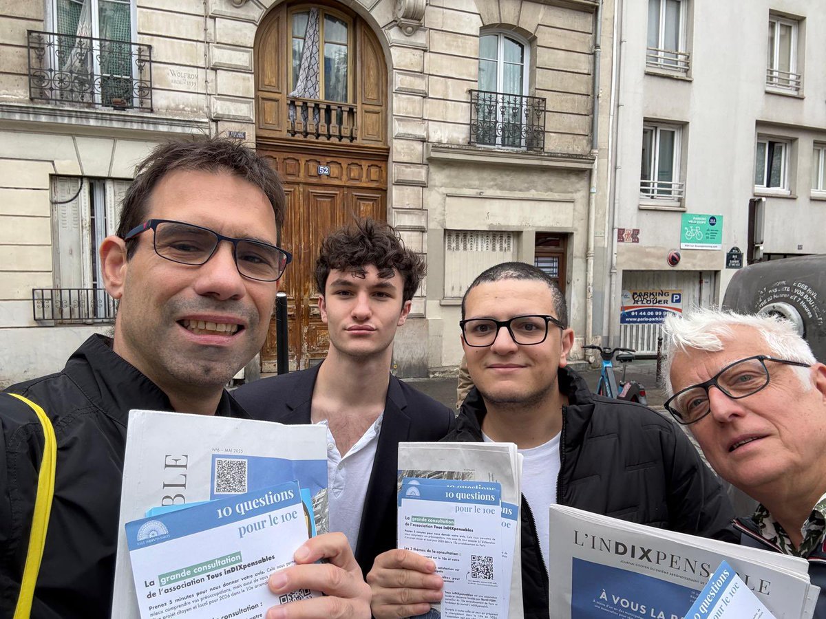 Ce week-end, nous poursuivons notre grande consultation des habitants du 10e avec cafés citoyens et rencontres au marché Villette et rue du Château d’Eau pour la brocante des commerçants.

Bravo à ces derniers pour l’organisation de cet événement qui attire  régulièrement