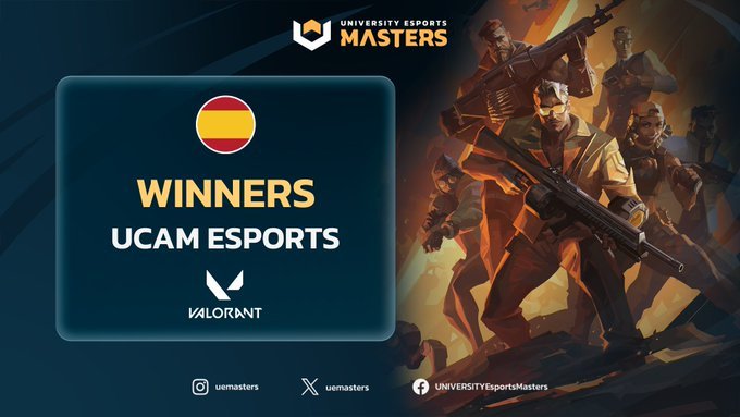 UCAM University Esports (@ucam_uniesports) on Twitter photo Celebramos el día de la Región de Murcia, recordando los títulos que han conseguido este fin de semana nuestros alumnos en la liga universitaria europea.
🏆 CAMPEONES Valorant <a href="/uemasters/">UNIVERSITY Esports Masters 🇪🇺</a>.
🥈 SUBCAMPEONES League Of Legends. Celebramos el día de la Región de Murcia, recordando los títulos que han conseguido este fin de semana nuestros alumnos en la liga universitaria europea.
🏆 CAMPEONES Valorant <a href="/uemasters/">UNIVERSITY Esports Masters 🇪🇺</a>.
🥈 SUBCAMPEONES League Of Legends.