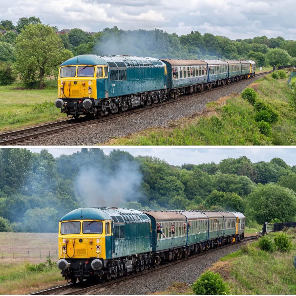 Welcome back 56006 !! Great to see her finally back in action today working the last round trip being the 15:15 Heywood to Rawtenstall service. Well done to the <a href="/C56G2/">C56G</a> 

⭐️ Gift Store ⬇️🏞️🚂 
railwayartprintshop.etsy.com

#class56 #railways #britishrail #brblue