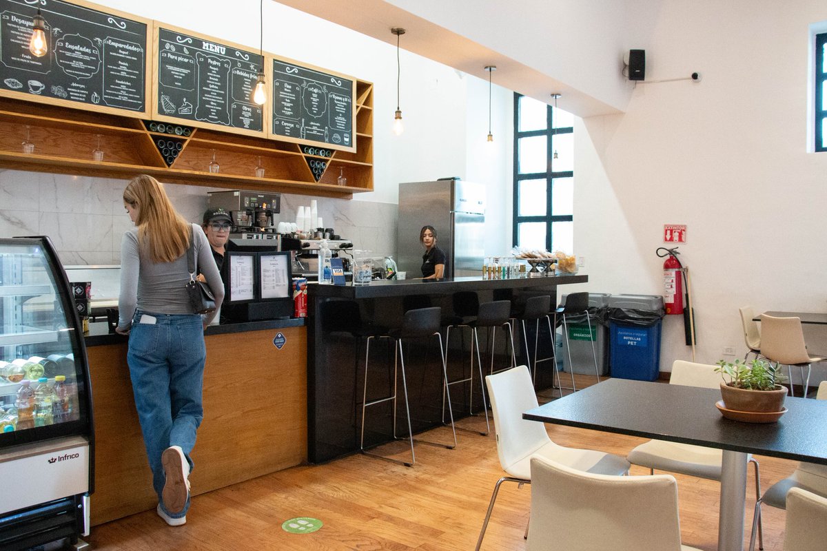 ☕ Un respiro entre arte y sabor
Después de recorrer el MUSA y sus exposiciones, te invitamos a hacer una pausa en la cafetería del museo y disfrutar de bebidas y bocadillos para complementar tu experiencia.
Abre de lunes a sábado de 8:00 a 20:00 h y domingo de 8:00 a 14:00 h