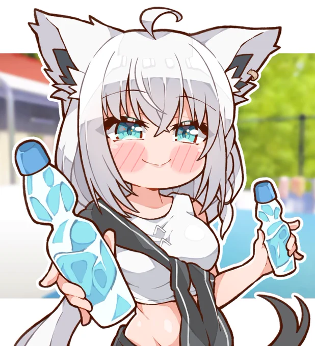 @shirakamifubuki: イラストお借りしましたっ🙏🏻🦊✨