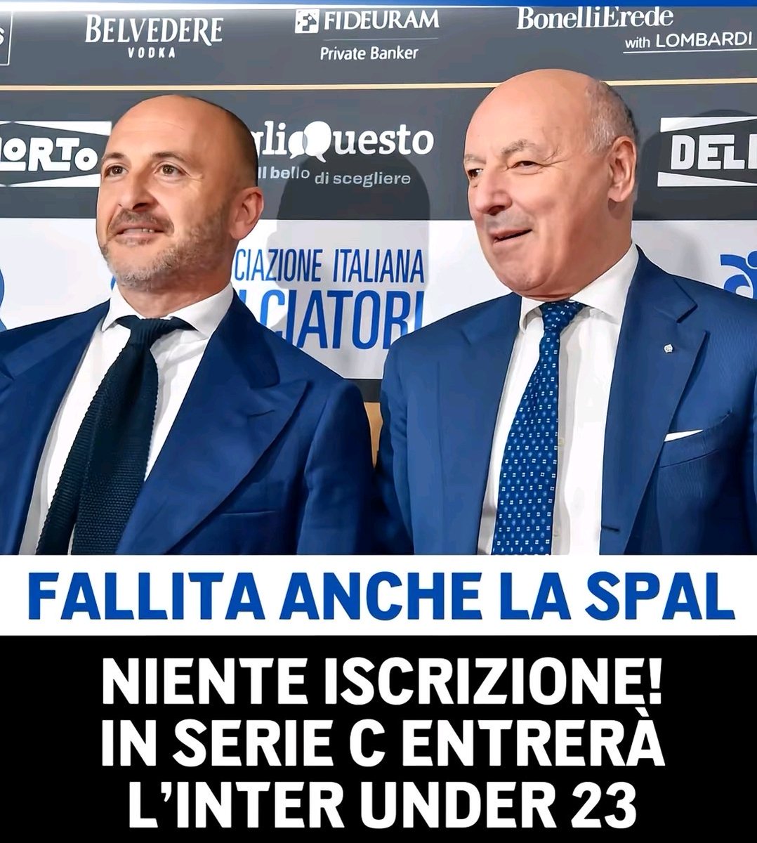 Onestidal2007's tweet image. Complimenti @andreaabodi avanti così viva lo sport!
Avete capito come funziona in Italia? La #Spal fallisce per debiti e chi prenderà il suo posto?
l'#Inter under 23!!! Capito?
La squadra B dell'#Inter che ha almeno un miliardo di debiti e patrimonio netto negativo da anni!🤡