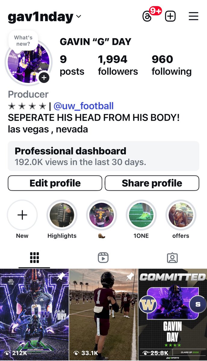 UDUB FANS ! Show some love to the IG 🫶☔️ !!

instagram.com/gav1nday?igsh=…