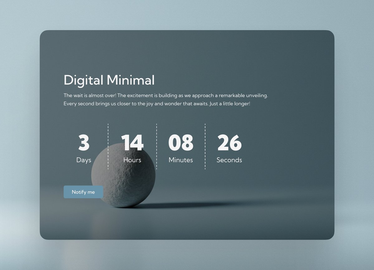 being_trix's tweet photo. Day 12 – Countdown Timer ⏳

Designed a sleek, modern timer for an upcoming product unveiling.

🕒 Minimal UI
🎯 High contrast for clarity

Sometimes, less is more.

#DailyUI  #uiuxdesign  #Figma #CountdownTimer  #MinimalDesign https://t.co/zNa7cqmjE8