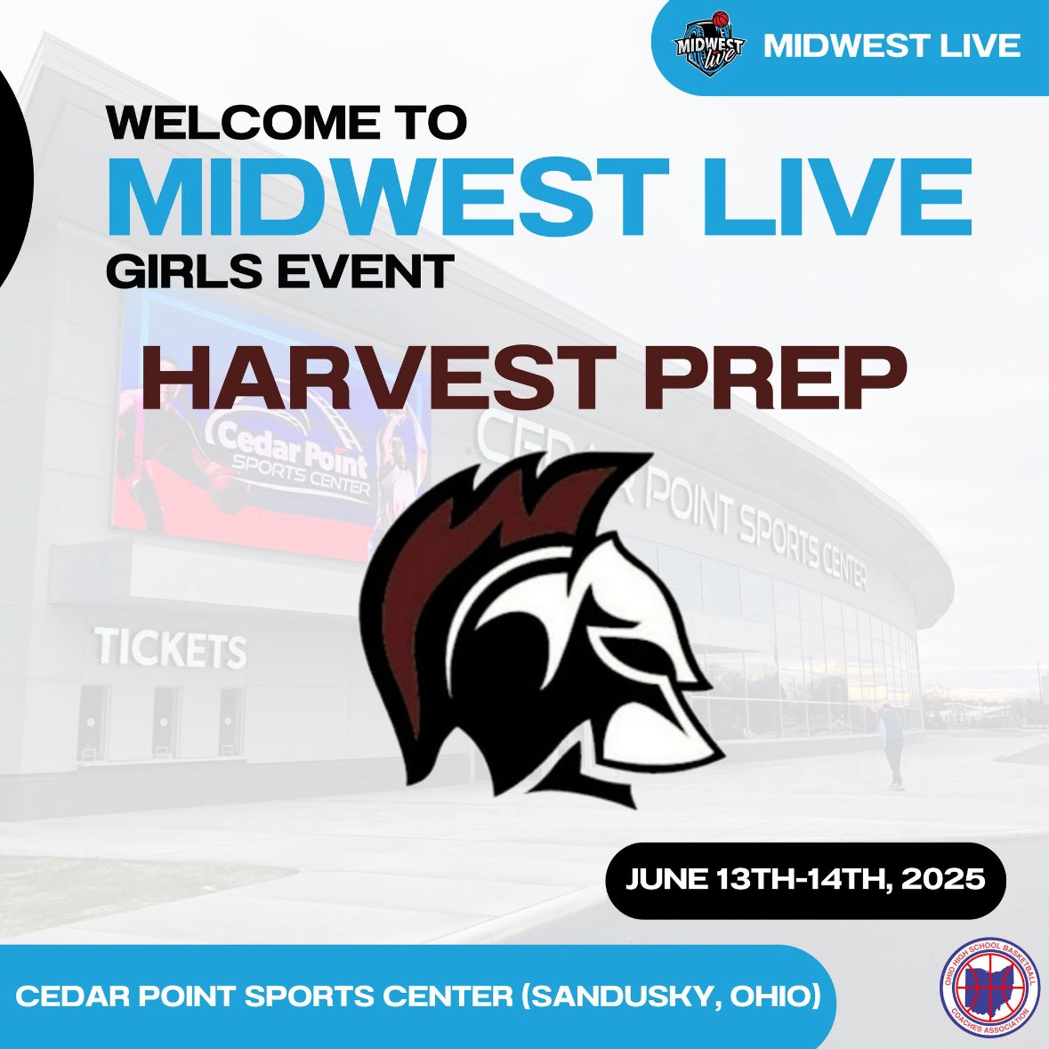 Come check out our lady warriors at the Midwest Live! Friday 1&amp;3 Saturday 12&amp;2!