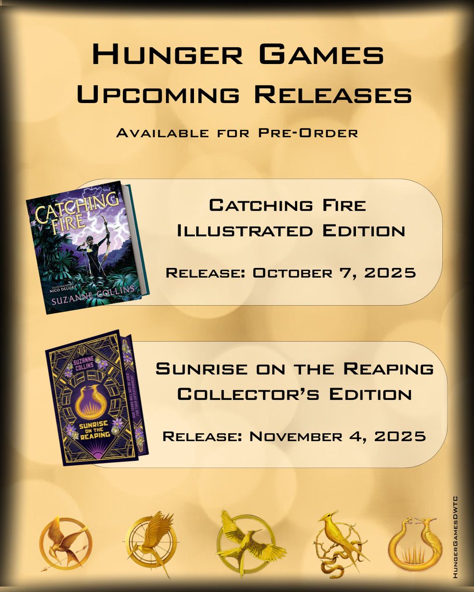 HungerGamesDWTC's tweet image. We have a couple of amazing upcoming releases for The Hunger Games! Have you checked them off your preorder list?