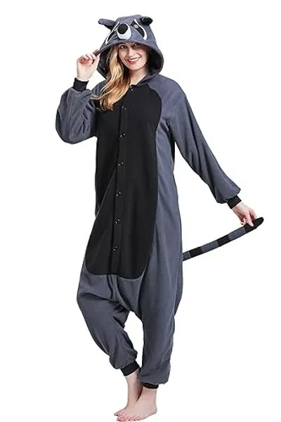 I just received Halloween Animal Costume Sleepwear for Men &amp; Women - Comfy &amp; Fun Cosplay Outfit - Small - Grey Raccon from hangry_trashpanda via Throne. Thank you! throne.com/hangry_trashpa… #Wishlist #Throne
