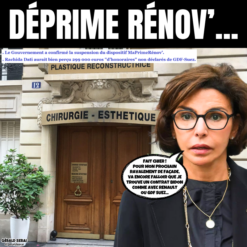 GeraldSerai's tweet photo. En même temps, ce n’est pas très écologique tout ce plastique…
----------
#bfn #breakingfakenews #humour #meme #actualite #maprimerénov #rachidadati #travaux #ravalement #honoraires #nondéclarés #gdfsuez
Impertinemment vôtre ! 😜🔔 https://t.co/JTs4kb1XCn