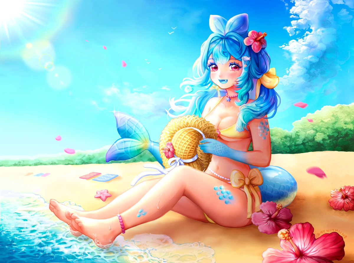 Happy Lazuli Day!!! 
☀️🌺🌊
#LAZULIDAY2025 #paintfins