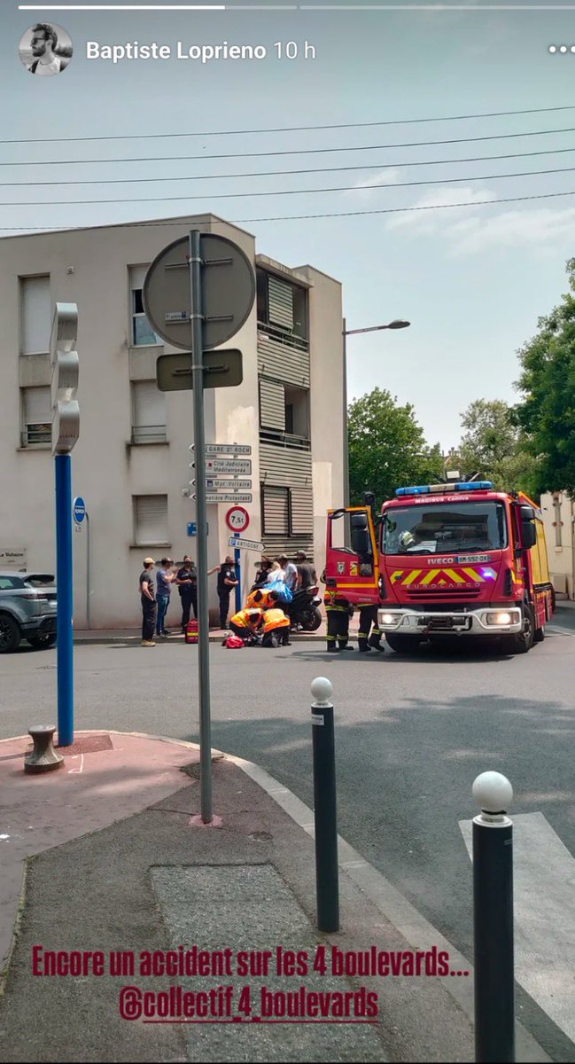 📣📣
Banalité sur les 4 bds …un accident … 
Encore et encore !!! 
L’urgence est toujours là …
<a href="/MDelafosse/">Michaël Delafosse - Maire de Montpellier</a> <a href="/infoccitanie/">InfOccitanie</a> <a href="/MLMontpellier/">Midi Libre Montpellier</a> <a href="/GazettedeMtp/">Gazette Live Montpellier</a> <a href="/Prefet34/">Préfète de l'Hérault 🇫🇷</a> <a href="/myMetropolitain/">MÉTROPOLITAIN</a>