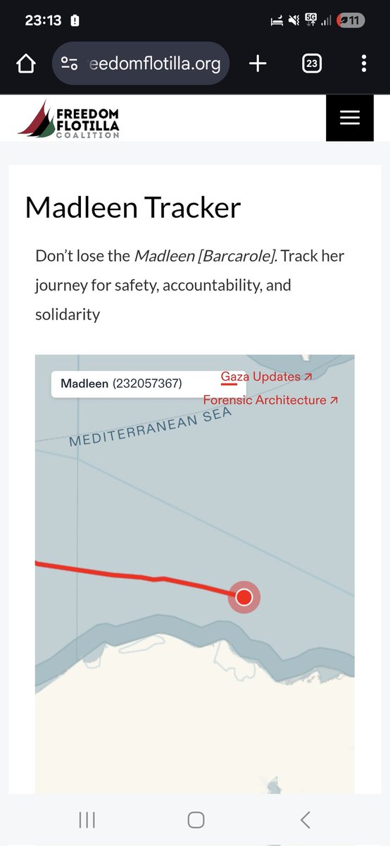 AbdullahEgmen's tweet photo. #WeAreMadleen https://t.co/GrqAo0O9Iu

Filistine giden gemiyi canli takip etmek icin https://t.co/UjjnBeT2p5